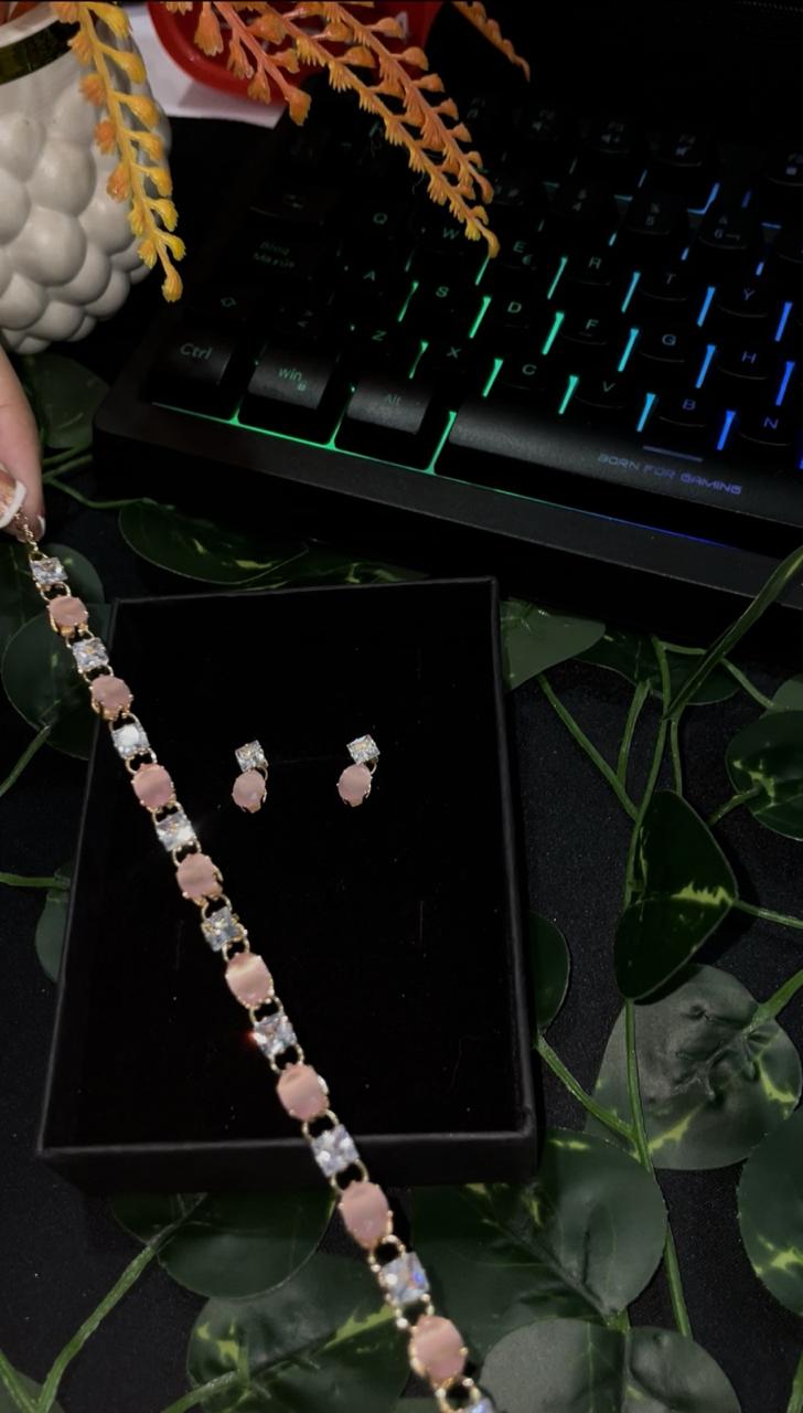 ROSE RADIANCE JEWELLERY SET - EVERY SOLUTION MART