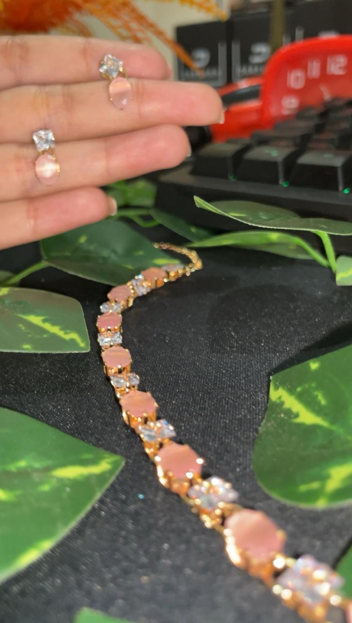 ROSE RADIANCE JEWELLERY SET - EVERY SOLUTION MART
