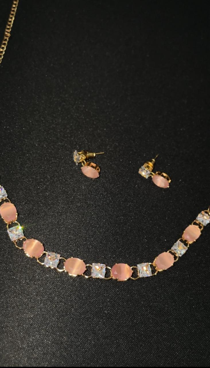 ROSE RADIANCE JEWELLERY SET - EVERY SOLUTION MART