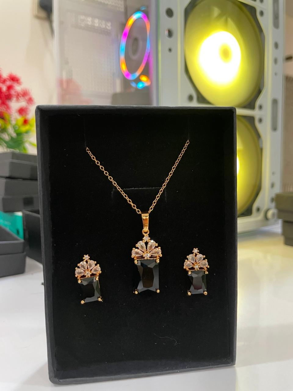 Elegant Square Shape Jewelry Set - EVERY SOLUTION MART