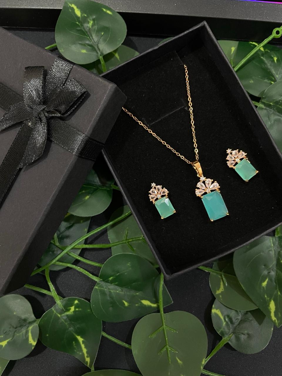 Elegant Square Shape Jewelry Set - EVERY SOLUTION MART
