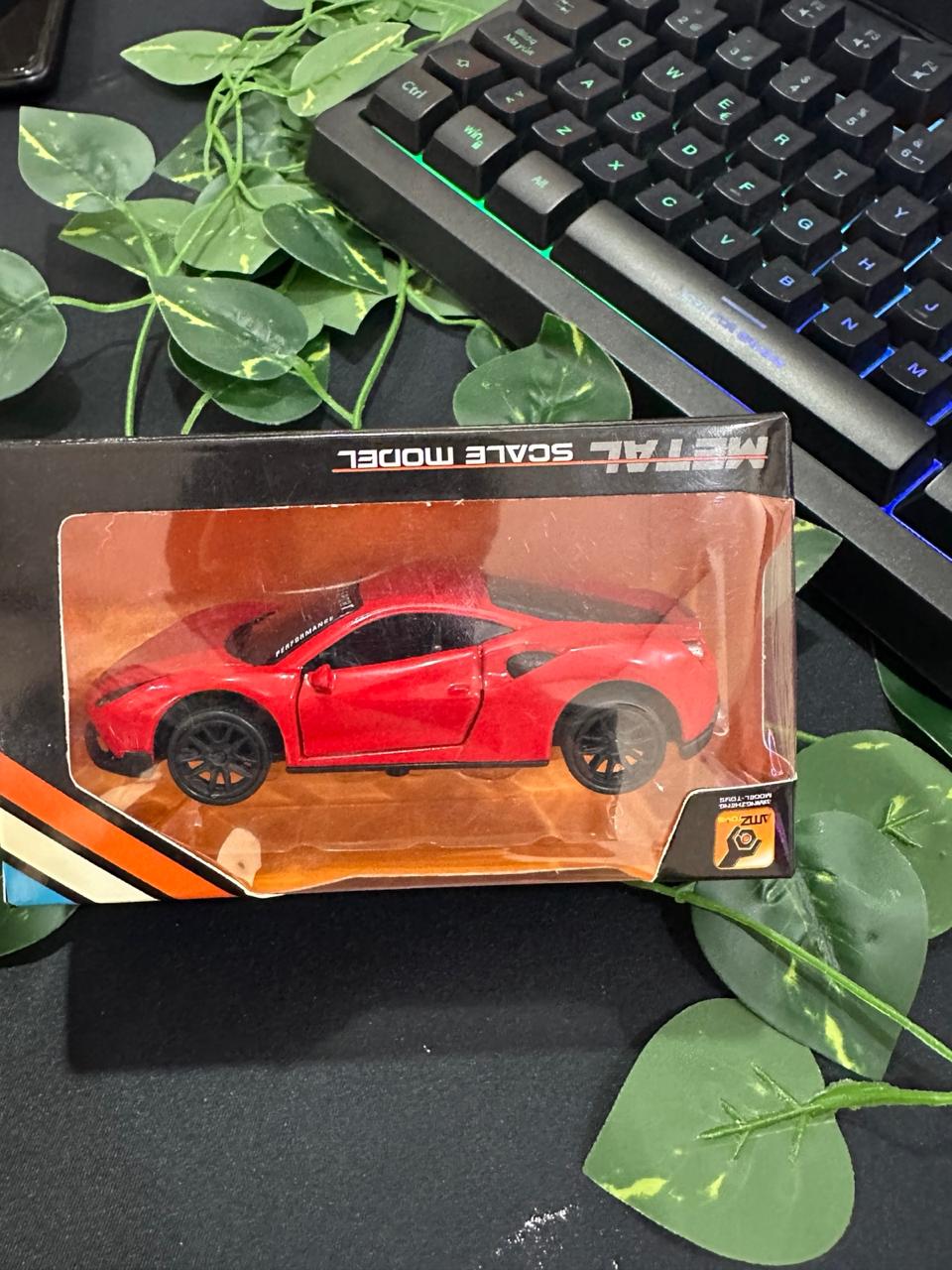 FERRARI METAL CAR - EVERY SOLUTION MART