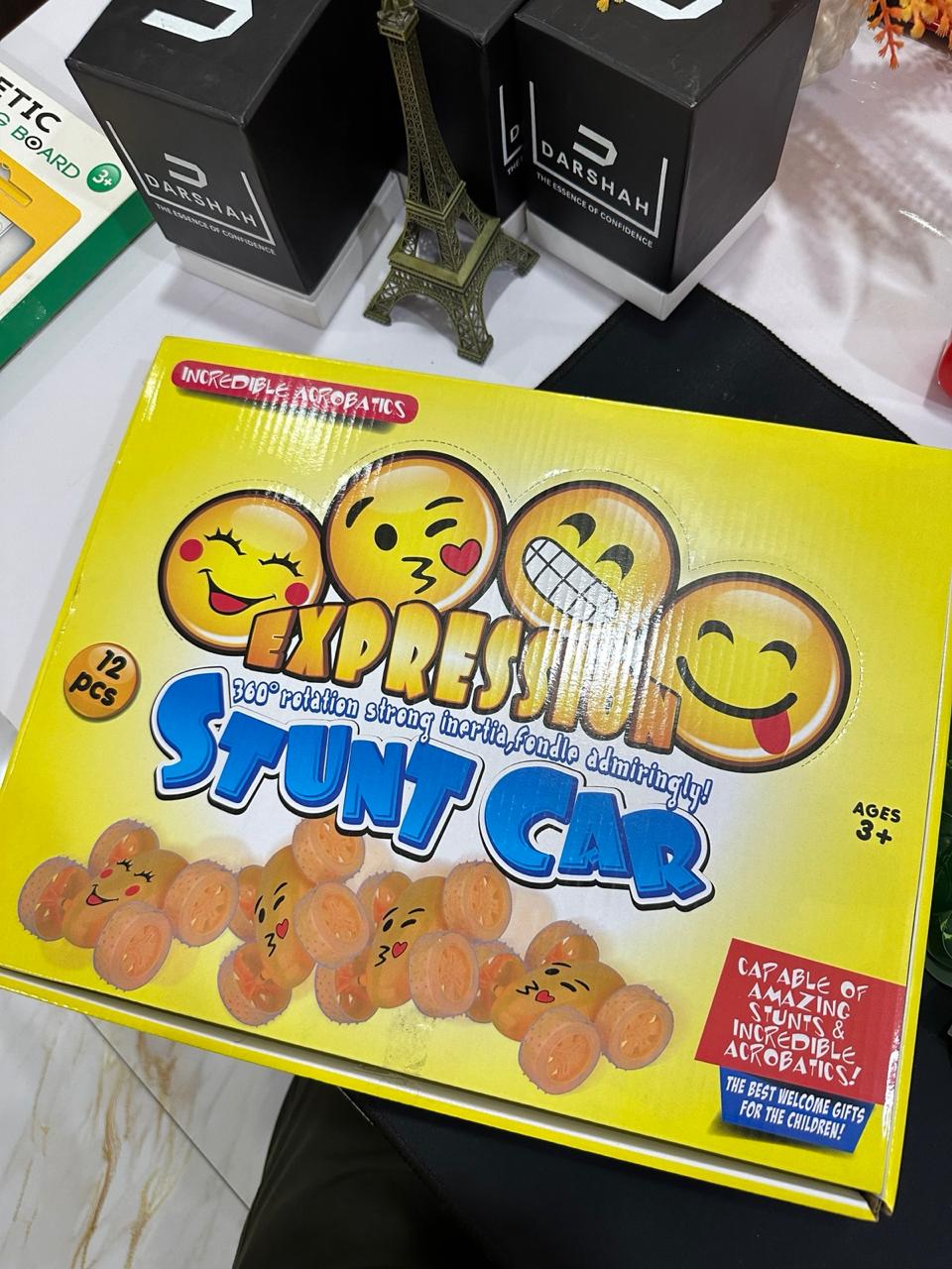 EMOJIS EXPRESSION STUNT CAR - EVERY SOLUTION MART