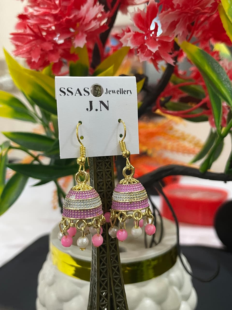 Floral Flutter Jhumki