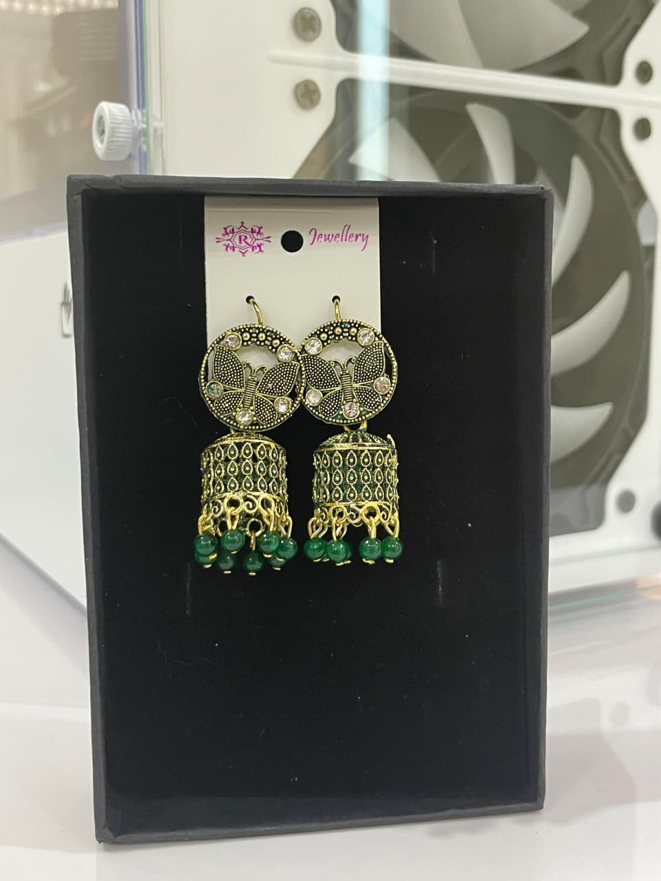 ELEGENT BUTTERFLY JHUMKI SET