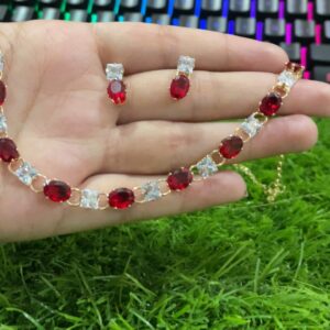 Scarlet Shimmer Necklace