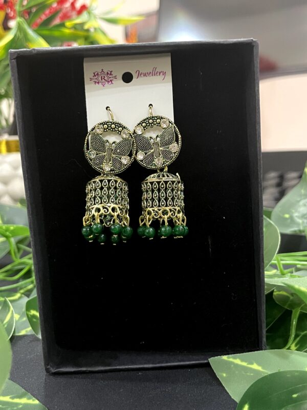 Emerald Wings Earrings